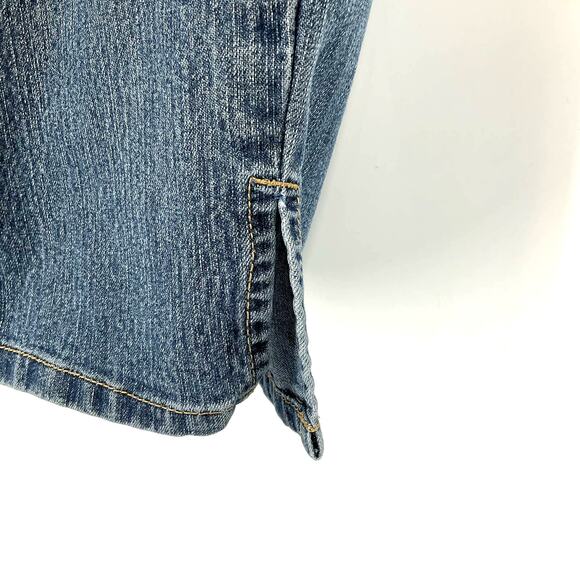 Faded Glory Stretch Capri Jeans Blue Women Size 18 - Picture 5 of 8